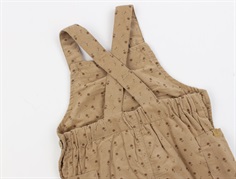 Lil Atelier nougat blomstret overall